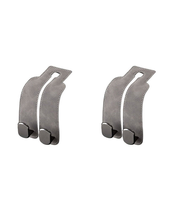 Suede Leather Car Seat Hook