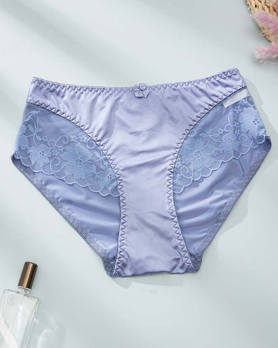 Women's Elegant Satin Lace Panties