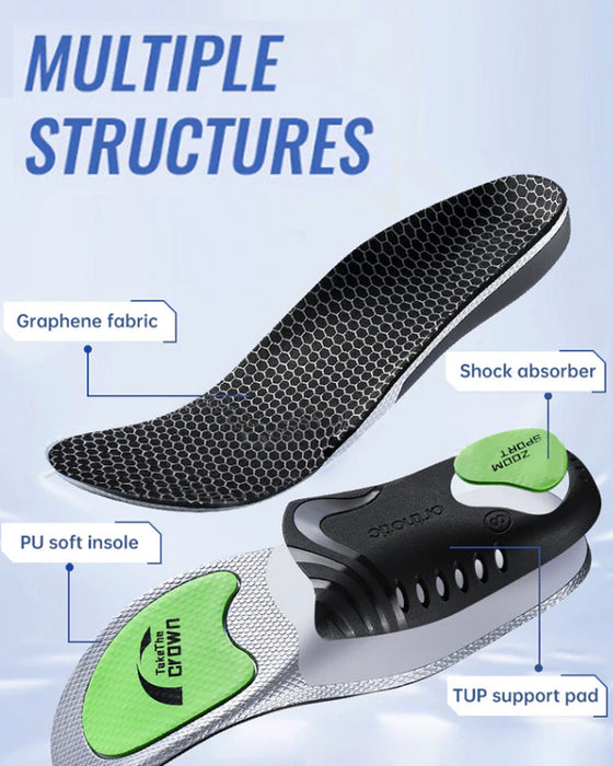 Shock-Absorbing Insoles For Men And Women