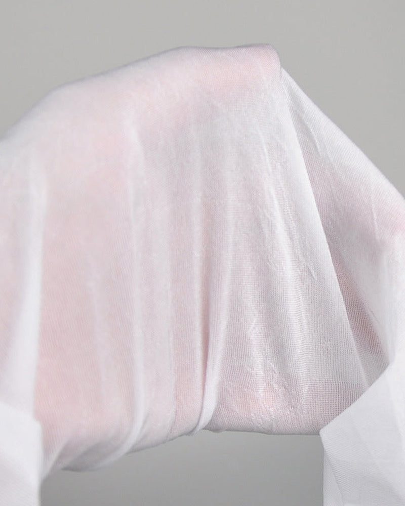 Glossy Transparent Tights For Women