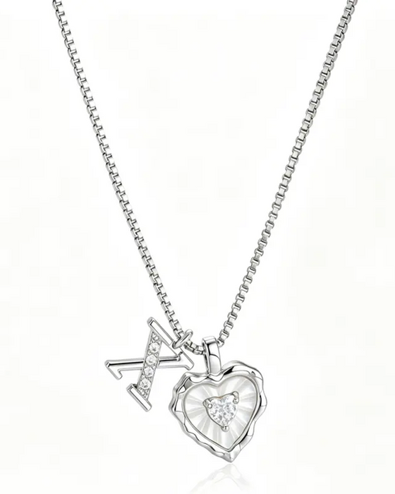 A–Z Micro Pave Letter Pendant Necklace