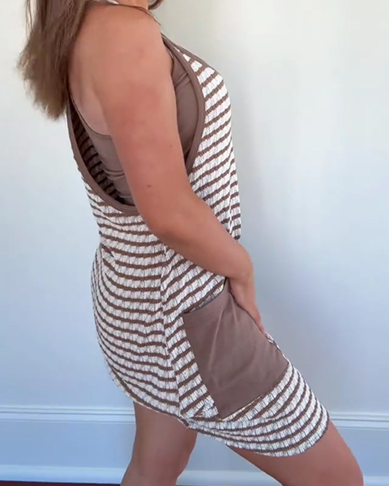 Womens Tennis Athletic Dress Mini Romper Dress