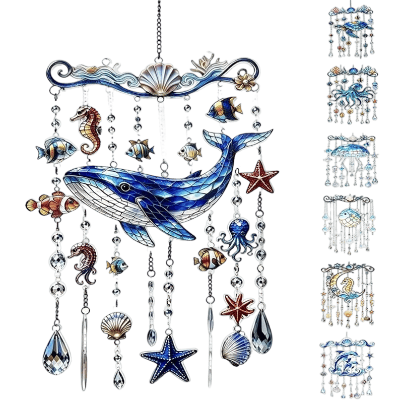 2D Ocean-Themed Wind Chime