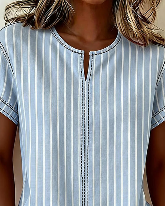 Simple Designer Striped T-Shirt