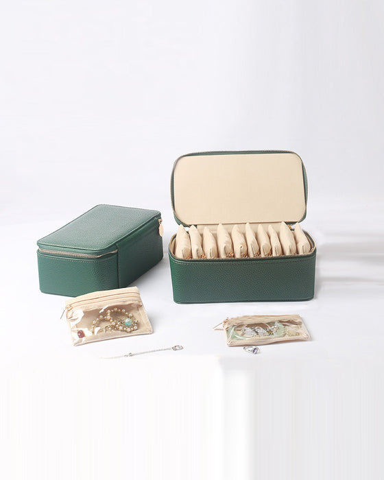 Travel Jewelry Box with Small Pouches