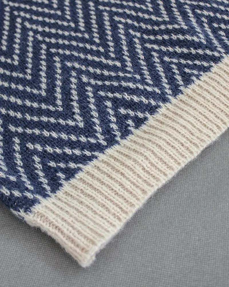 Striped Turtleneck Slouchy Jumper