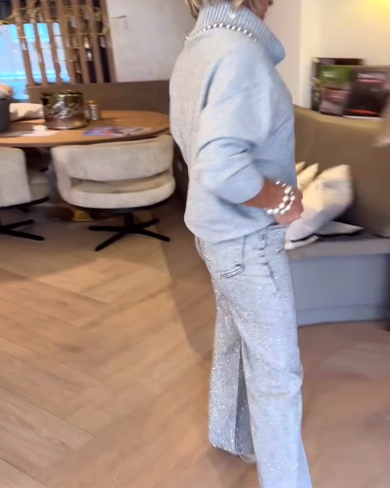 Fashionable Turtleneck Versatile Jumper