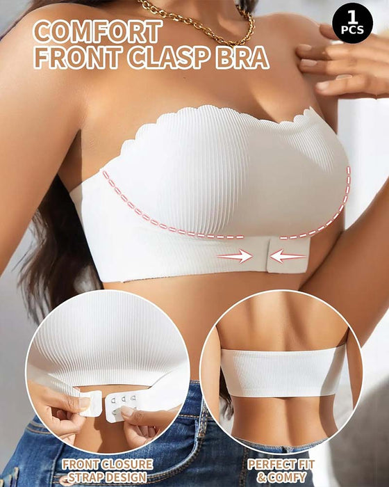 Women's Wave-Edge Strapless Lingerie