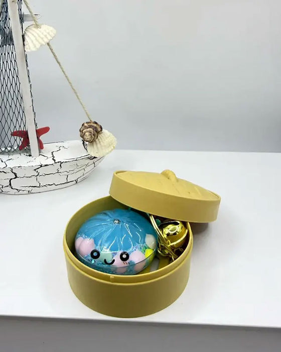 Glitter Sand Dumpling Keychain