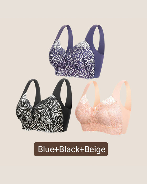 🤩LAST DAY OF SALE 🔥Ultimate Lifting & Support Lace Plus Size Bra