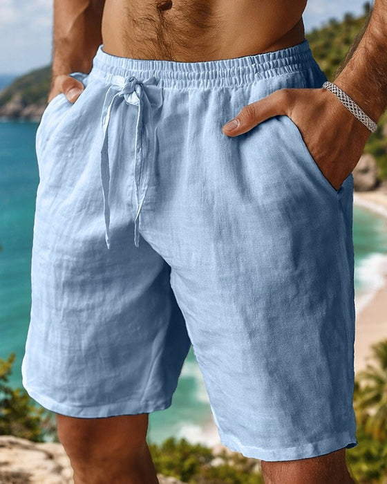 Pure Cotton Beach Five-Point Casual Shorts