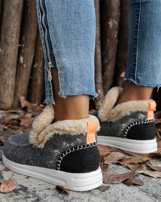 ❄️Women's Winter Non-Slip Faux Fur Warm Ankle Boots