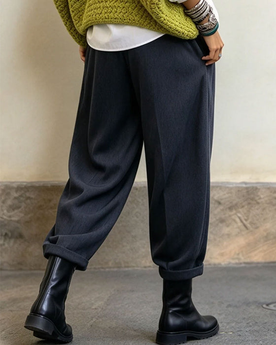 Straight Leg High Waist Pants