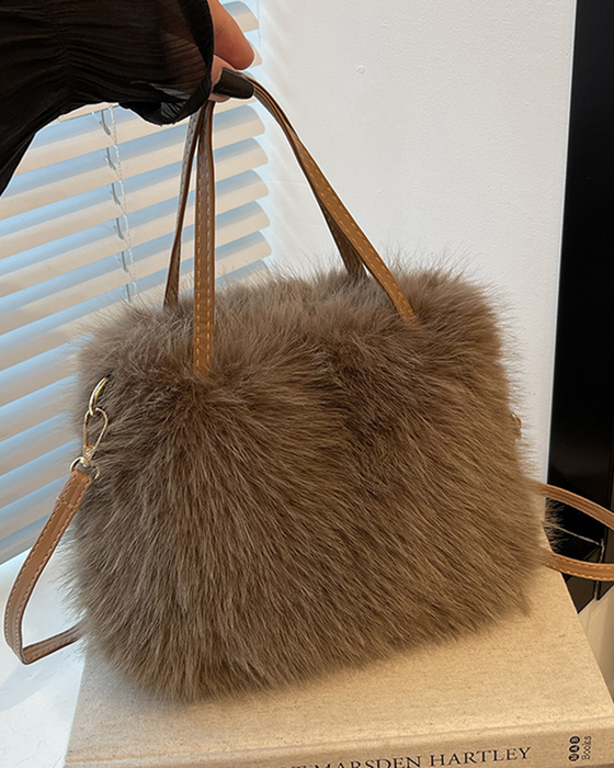 Fashion Plush Shoulder Bag