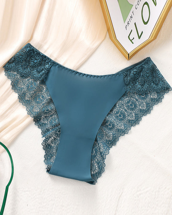 Lace Women's Contrast Lace Panty Set
