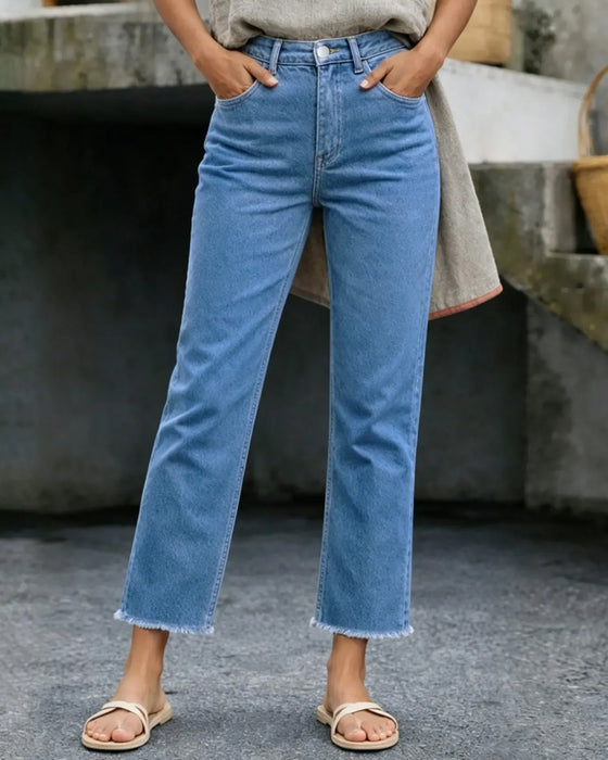 Casual Nine Points Pants