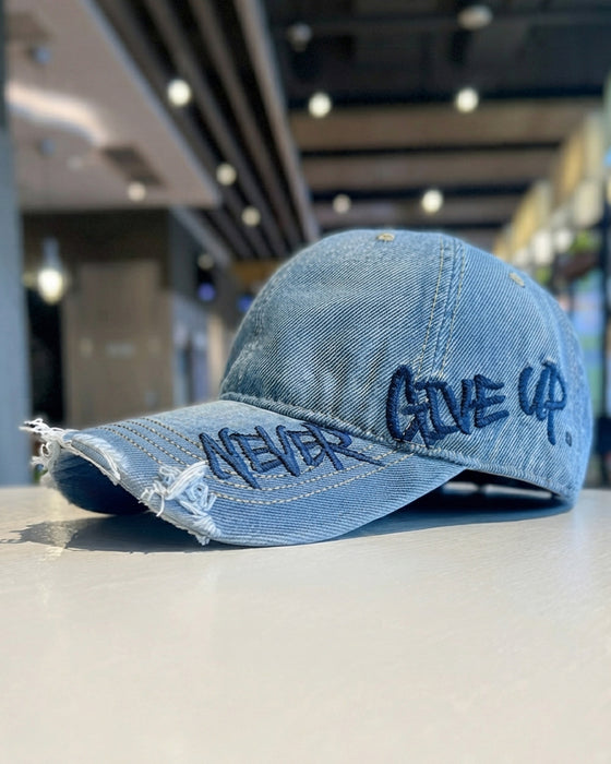Cool Unisex Distressed Embroidered Hat