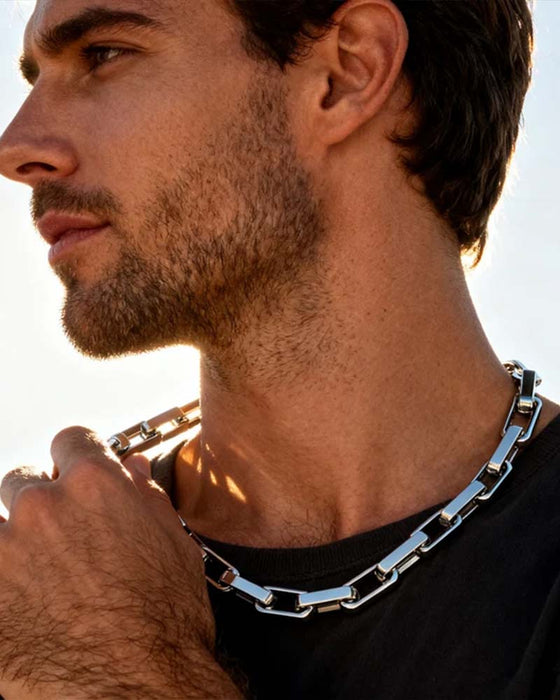 Square Titanium Steel Chain