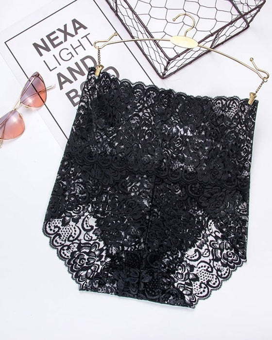 High Waist Pretty Lace Panties