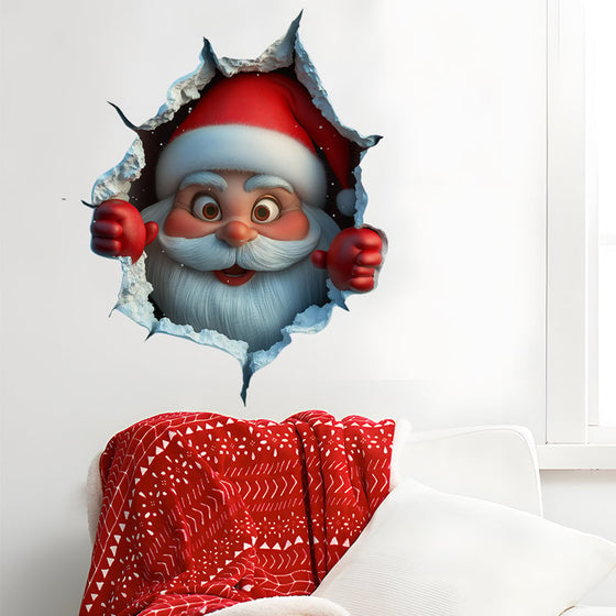 Santa Claus Wall Sticker Set