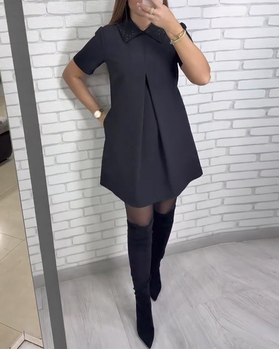 Fashionable Peter Pan Collar Dress