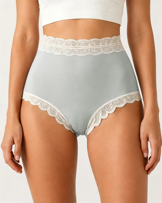High Waist Tummy Control Seamless Lace Lingerie