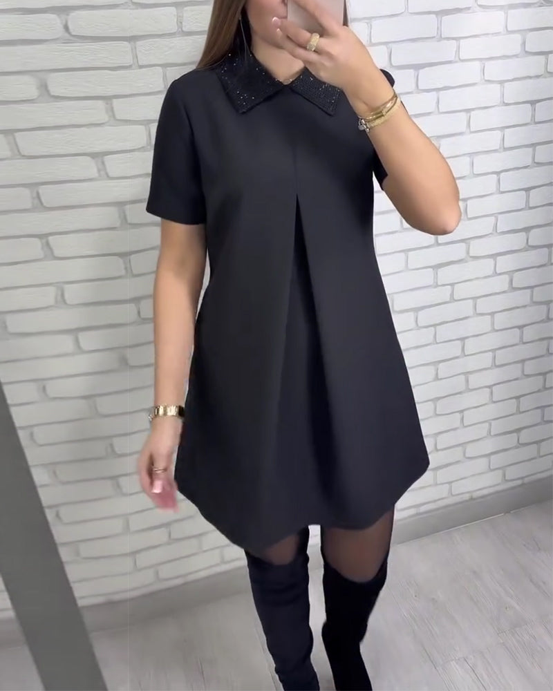 Fashionable Peter Pan Collar Dress