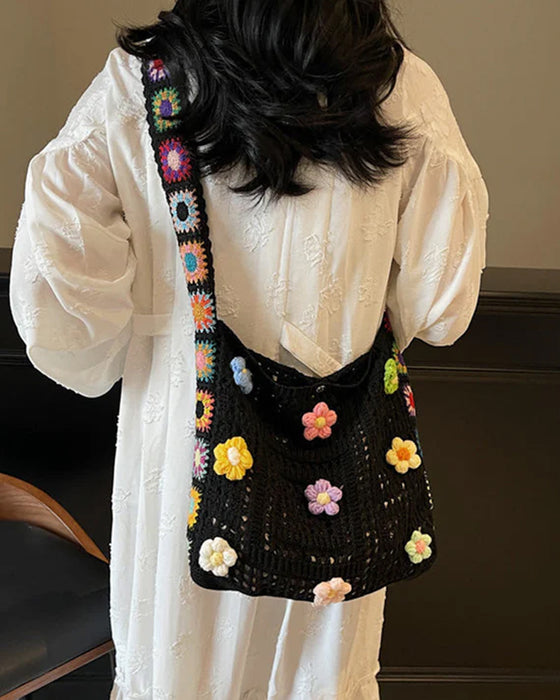 Women'S Ethnic Crochet Crossbody Bag
