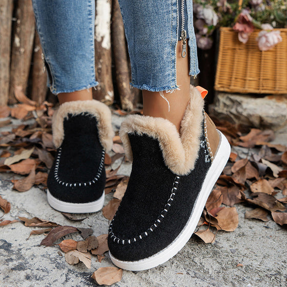 ❄️Women's Winter Non-Slip Faux Fur Warm Ankle Boots