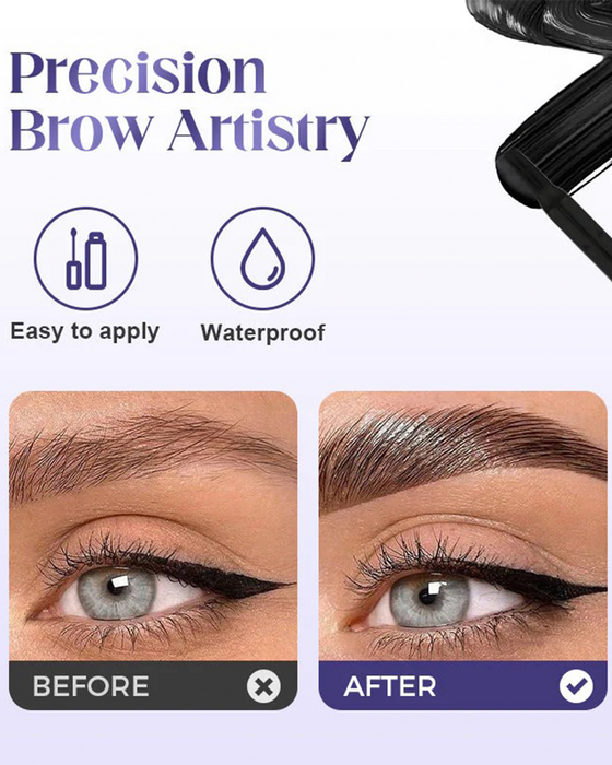 Long-Lasting Hold Waterproof Eyebrow Gel