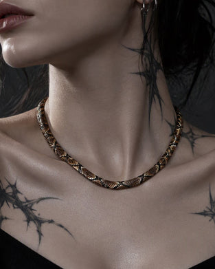 Serpent Statement Necklace – A Symbol of Mystery & Power
