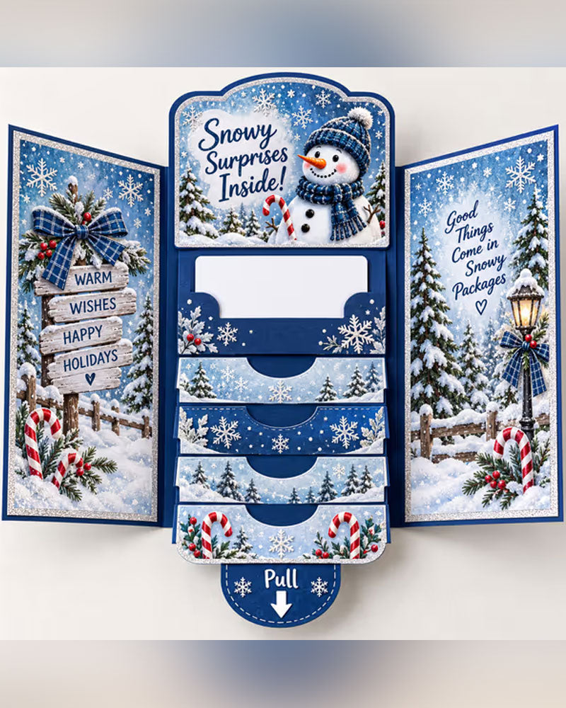Waterfall Christmas Gift Card Booklet