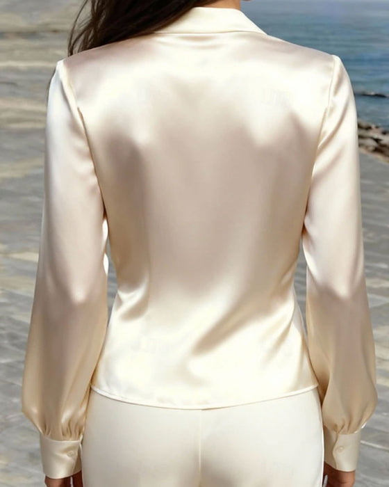 Fashion Deep V Sophisticated Blouse