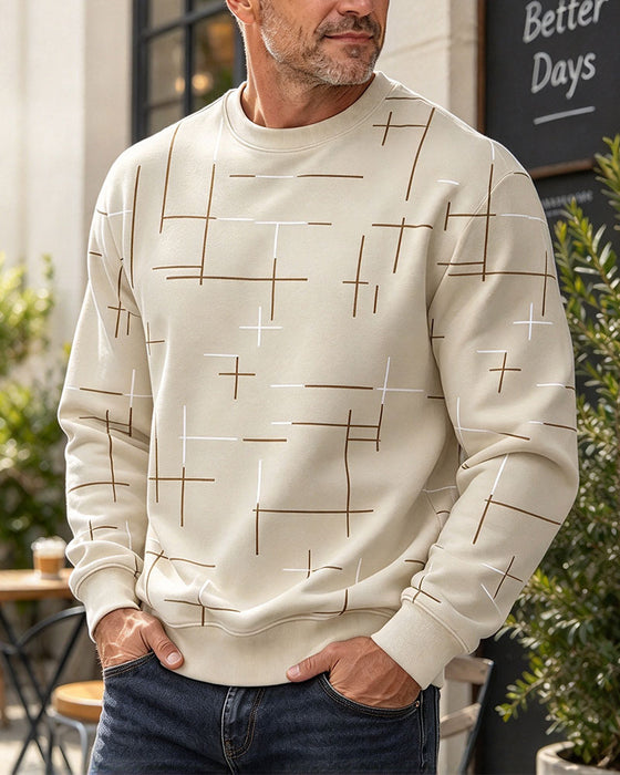 Men's Casual Line Sweatshirt