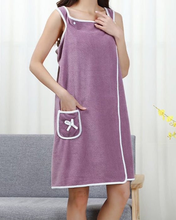 Women's Coral Fleece Bathrobe