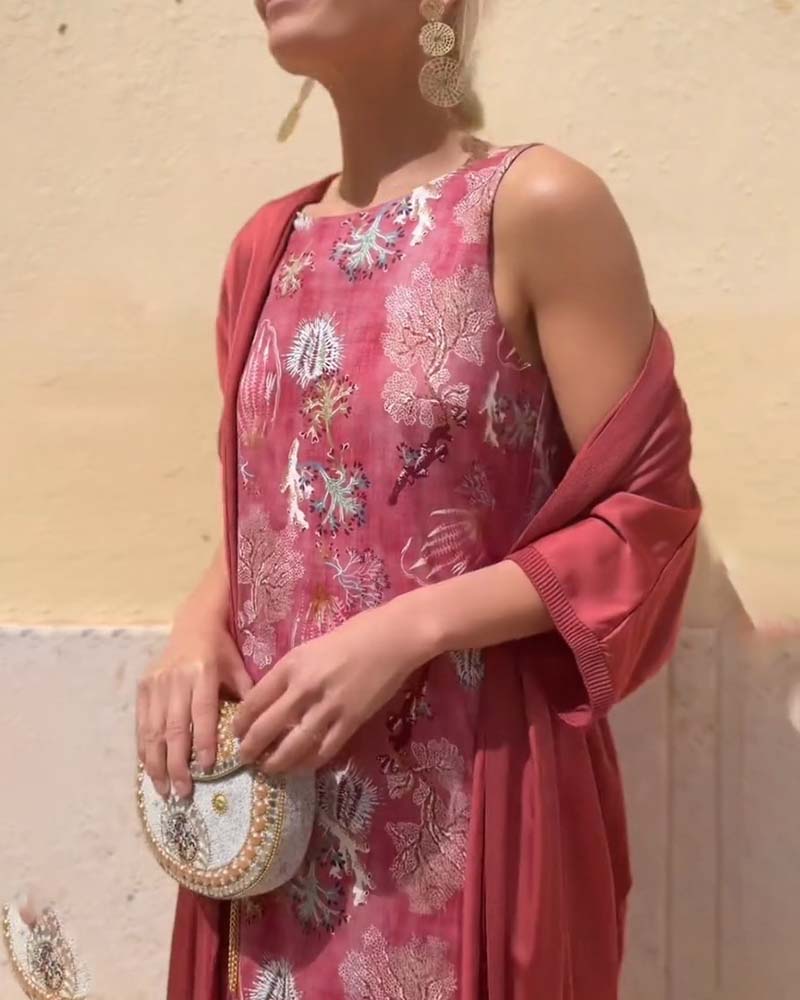 Sleeveless Maxi Dress + Matching Cardigan Set