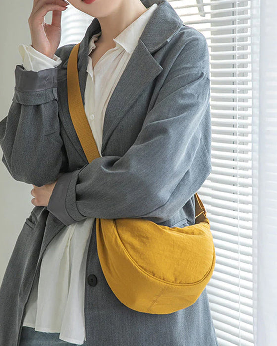 Simple Women Dumpling Shoulder Bag
