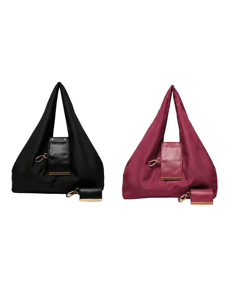 Charm Transformable Bag – Stylish Vegan Leather Tote & Keychain Charm