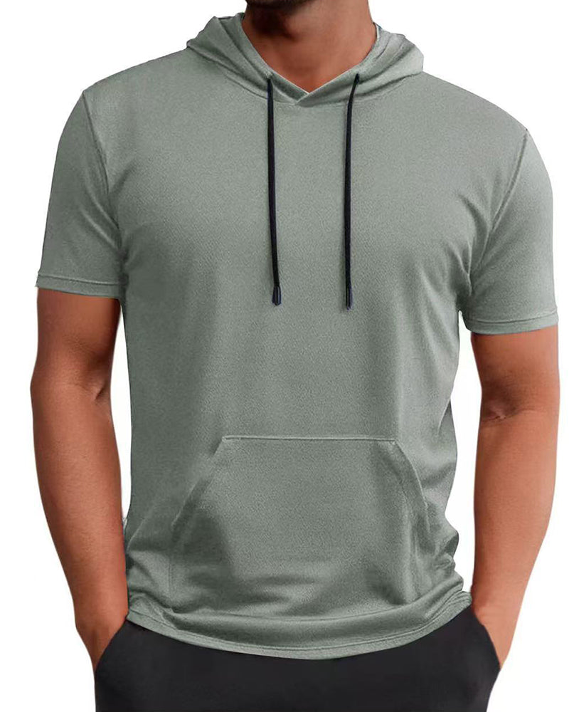 Hooded Quick Dry Short Sleeve T-Shirt