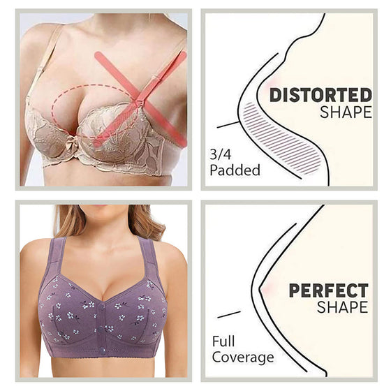 Comfortable & Convenient Front Button Bra