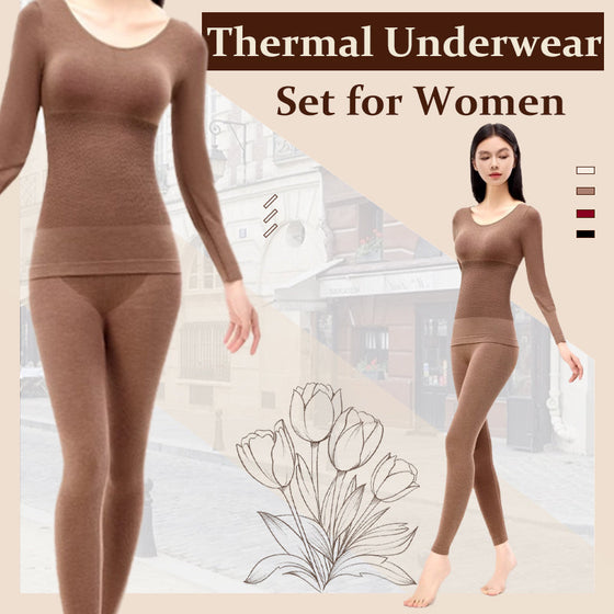 Ultra Thin Seamless Thermal Underwear For Women