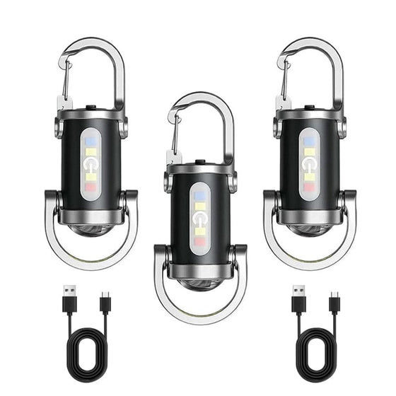 Rechargeable Mini Flashlight Keychain
