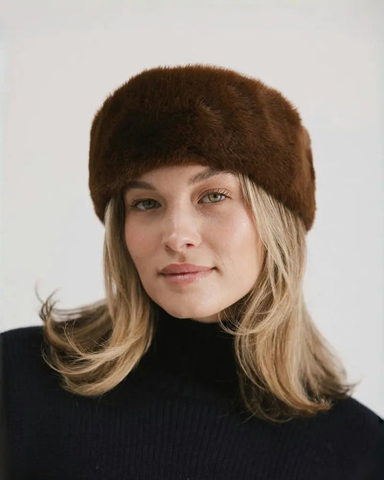 Wide Edge Soft Warm Windproof Cold-Proof Fuzzy Headband