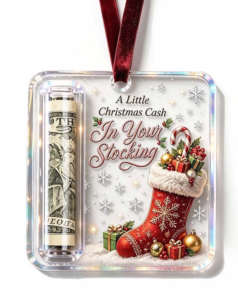 Christmas Cash Gift Ornament