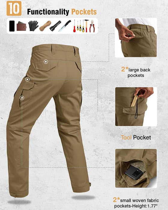 Pocket Straight Cargo Pants