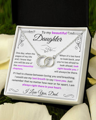 Double Ring Necklace