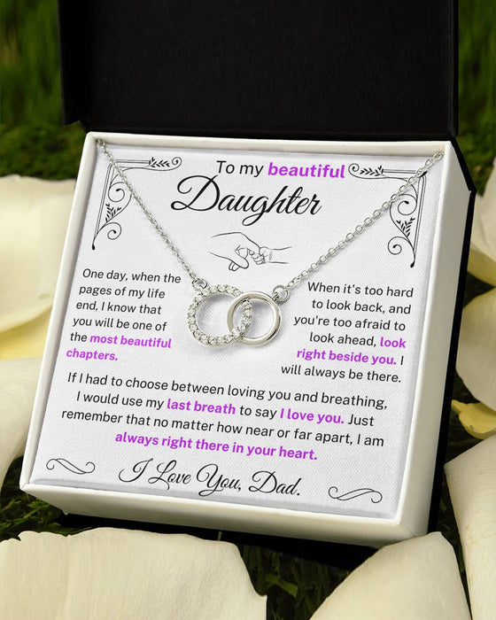 Double Ring Necklace