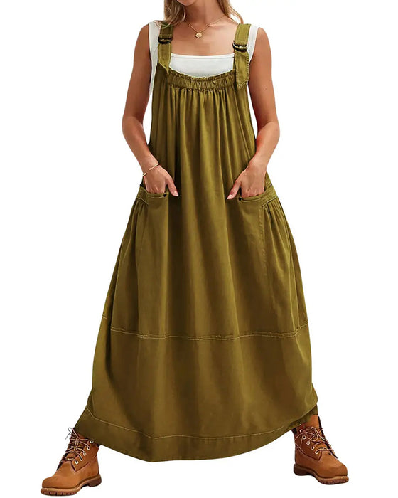 Loose Fit A-Line Jumper Dress