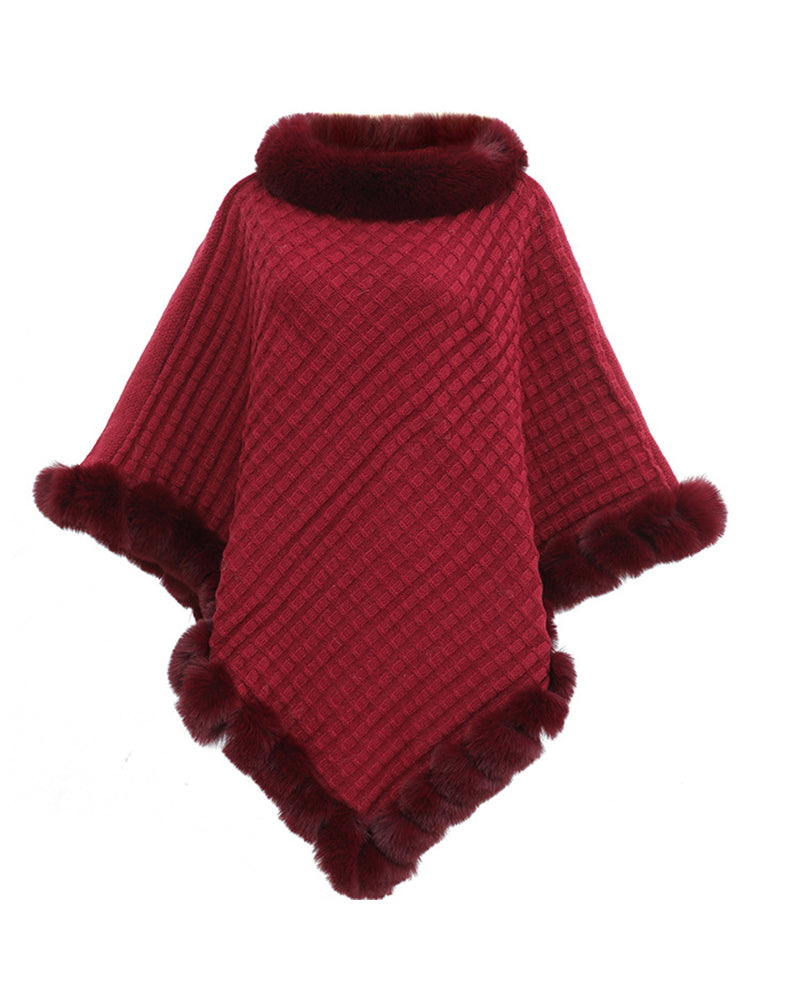 Ultra Warm Knitted Woman Scarf