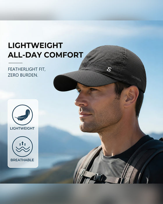 ☀️ Breathable Cool Perforated Baseball Cap | Lightweight Sun Protection Hat